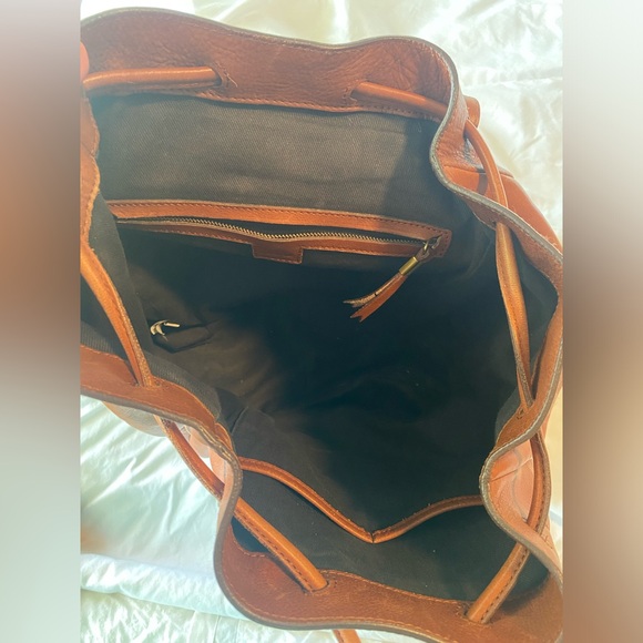 Madewell Transport Rucksack Backpack in
English Saddle - Picture 8 of 8